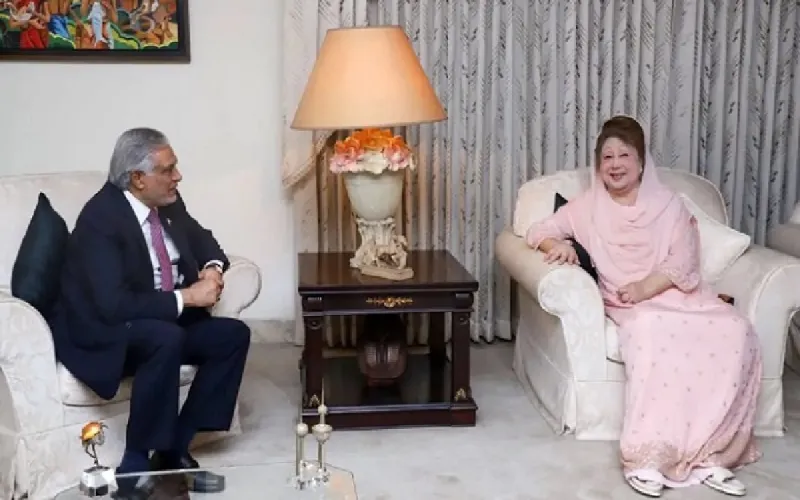 খালেদা জিয়ার সঙ্গে দেখা করতে ফিরোজায় পাকিস্তানের পররাষ্ট্রমন্ত্রী