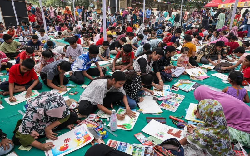 প্রথম আলো আনন্দমেলায় শিশু-কিশোরদের উৎসব: চিত্রাঙ্কন, খেলাধুলা ও সাংস্কৃতিক আয়োজন