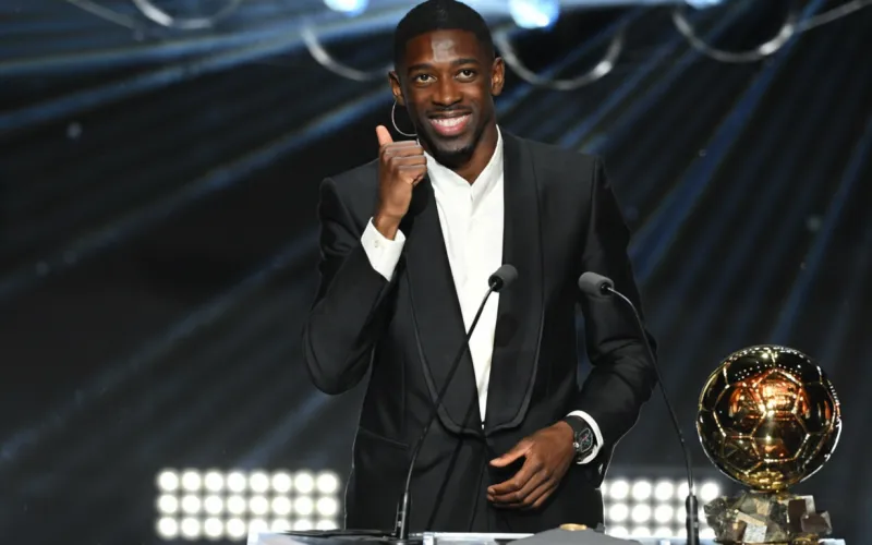 উসমান দেম্বেলের হাতে উঠলো ব্যালন ডি'অর