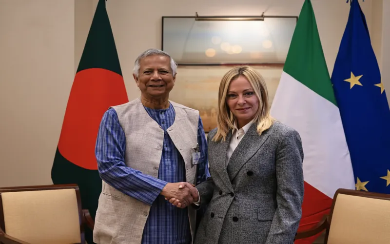 জাতিসংঘে প্রধান উপদেষ্টা ইউনুসের ব্যস্ততা, মেলোনির সঙ্গে বৈঠক