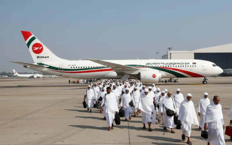 হজযাত্রীদের স্বস্তি, এবার বিমান ভাড়া কমলো