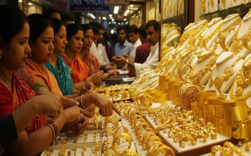 স্বর্ণের দামে  দরপতন