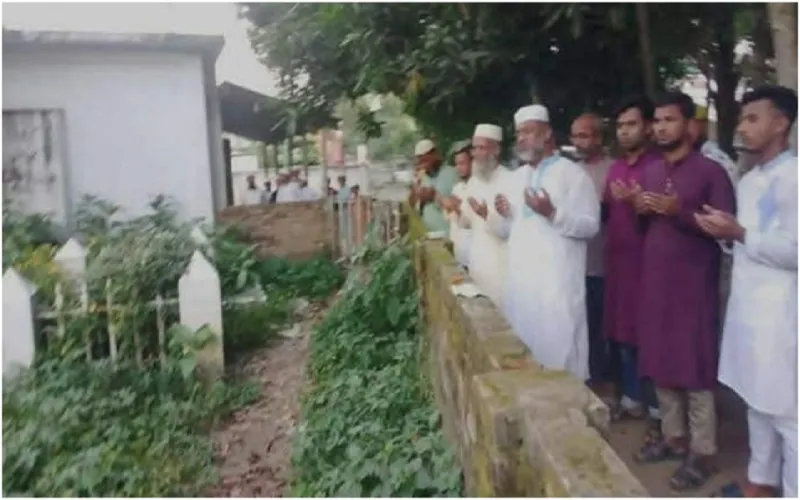 আওয়ামী লীগ নেতার কবর জিয়ারত করলেন জামায়াত প্রার্থী