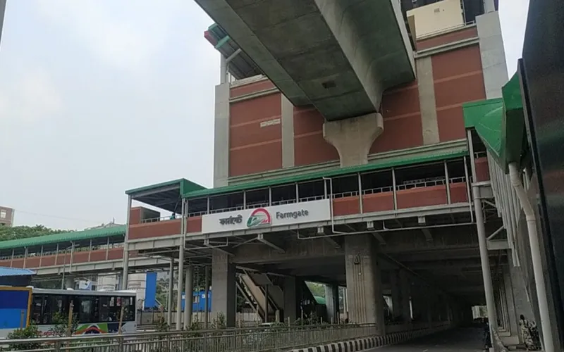 ফার্মগেটে মেট্রোরেলের পিলারের বিয়ারিং প্যাড পড়ে নিহত ১