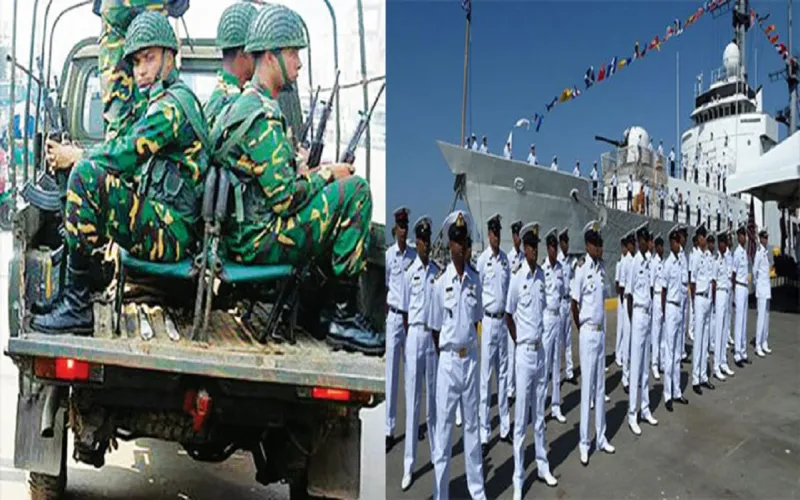 নির্বাচনে সেনা ও নৌবাহিনীর ৯২৫০০ সদস্য মোতায়েন থাকবে