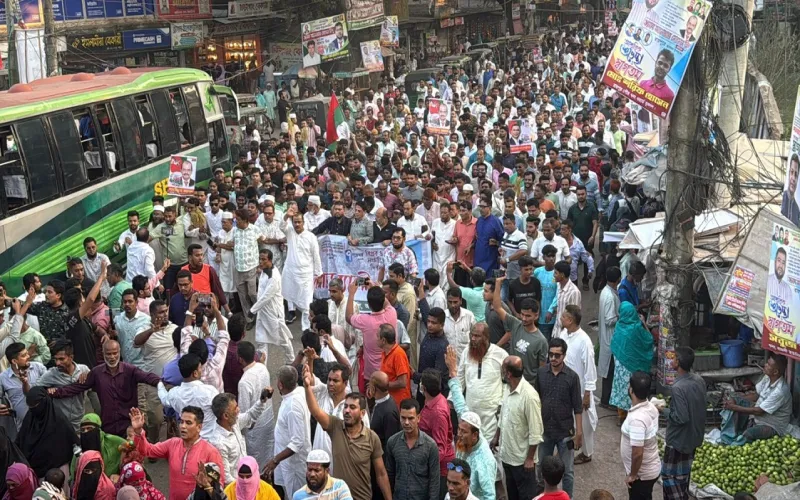 রায়পুরে বিএনপির শক্তি প্রদর্শন