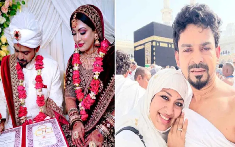 অবশেষে ধার্মিক পাত্র খুঁজে পেলেন নায়িকা, স্বামীকে নিয়ে বিয়ের পরদিনই মক্কায়