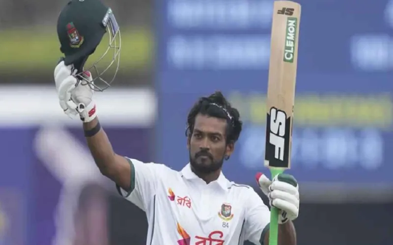 সেঞ্চুরি করেই আউট শান্ত