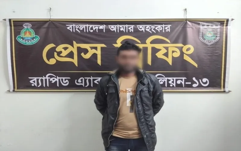 কুড়িগ্রামে ট্রাকচাপায় সাবেক সেনাসদস্য নিহতের ঘটনায় , চালক গ্রেফতার