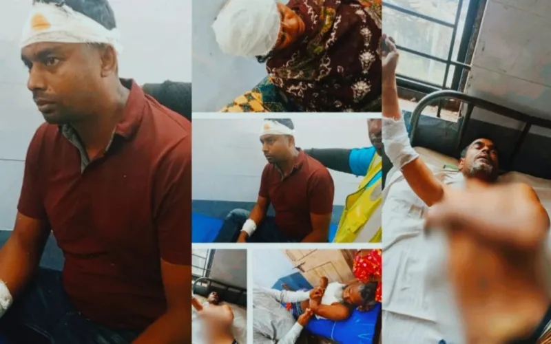 ঝিনাইদহে দুই পক্ষের সংঘর্ষে পুলিশ সহ আহত ৭জন