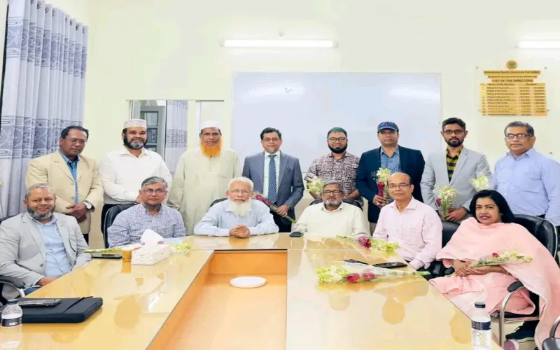 স্কোপাস র‍্যাংকিংয়ে বিশ্বসেরার তালিকায় বাকৃবির ১০ গবেষককে নিয়ে আইকিউএসি’র মতবিনিময় সভা