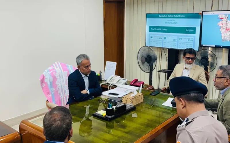 সড়ক মন্ত্রী ও প্রতিমন্ত্রীদের সেতু বিভাগ ও রেলপথ মন্ত্রণালয় পরিদর্শন