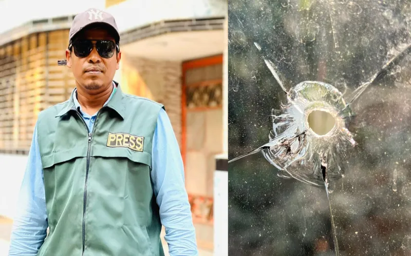 রায়পুরে সাংবাদিক পরাণ মাহমুদের বাসায় গুলিবর্ষণ, জনমনে আতঙ্ক