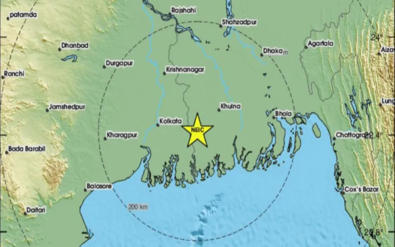 ভূমিকম্পে কাঁপল দেশ, উৎপত্তিস্থল সাতক্ষীরার আশাশুনি