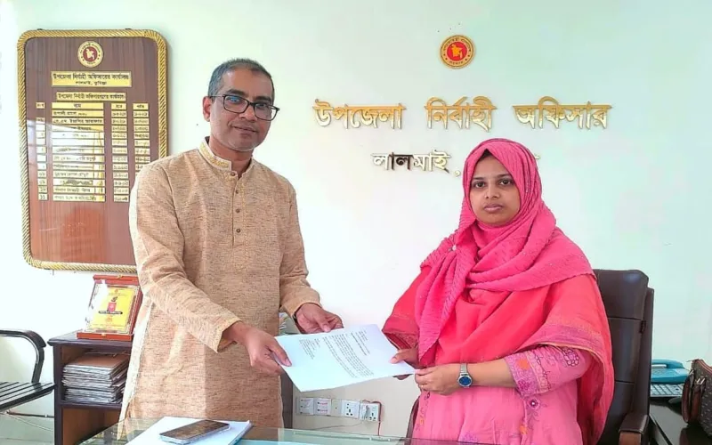 প্রতিষ্ঠার দশ বছরেও স্থাপিত হয়নি উপজেলা পোস্ট অফিস, ইউএনও কে স্বারকলিপি